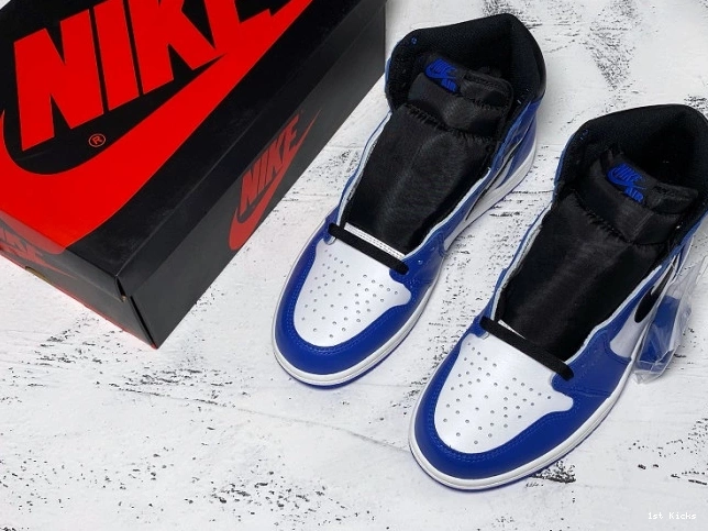 1st Kicks Shoes Royal Game 1 Jordan Air OG 555088-403 0715